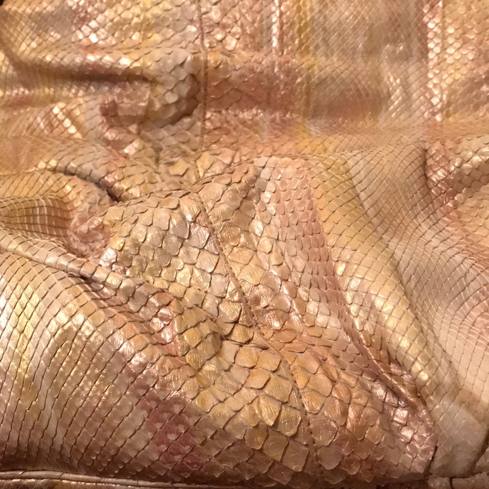 Elie Tahari Python Oversized Clutch! - image 7
